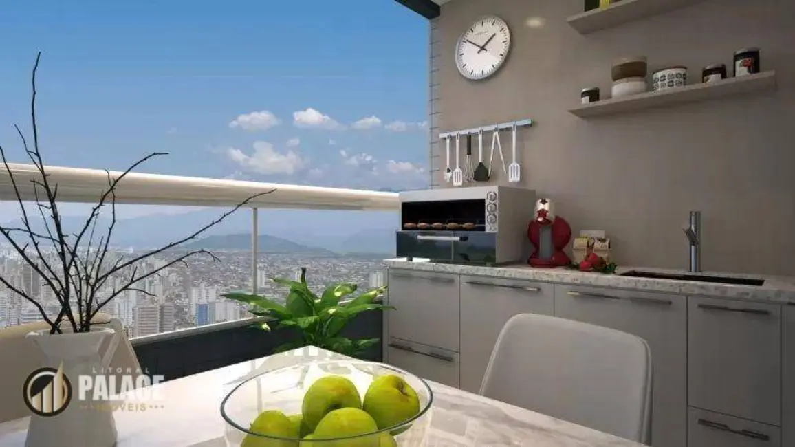 Foto 2 de Apartamento com 1 quarto à venda, 77m2 em Praia Grande - SP