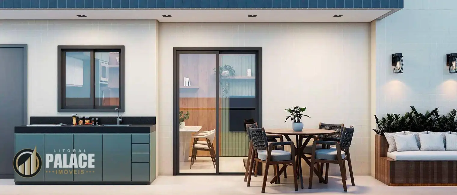 Foto 3 de Apartamento com 1 quarto à venda, 85m2 em Praia Grande - SP