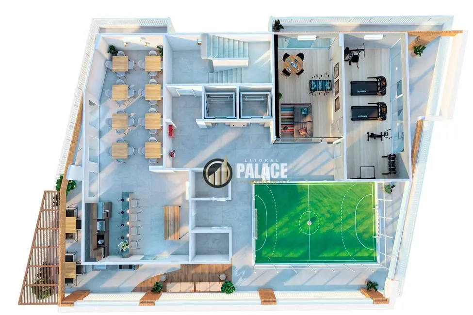 Apartamento com 1 quarto à venda, 85m2 em Praia Grande - SP - imagem 8 Foto 8 de Apartamento com 1 quarto à venda, 85m2 em Praia Grande - SP