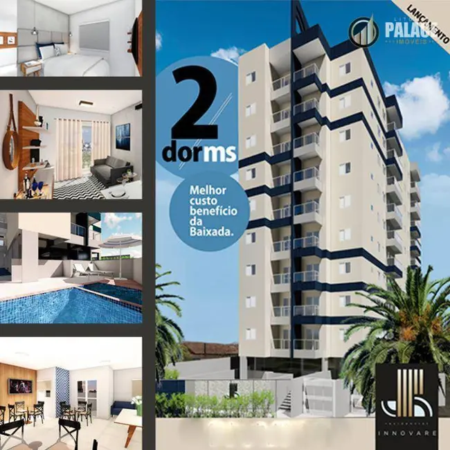 Foto 2 de Apartamento com 2 quartos à venda, 80m2 em Mirim, Praia Grande - SP
