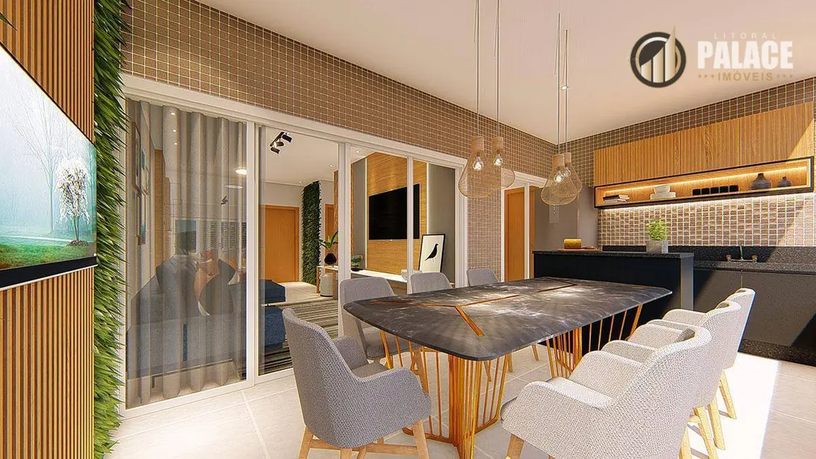 Foto 4 de Apartamento com 2 quartos à venda, 190m2 em Canto do Forte, Praia Grande - SP