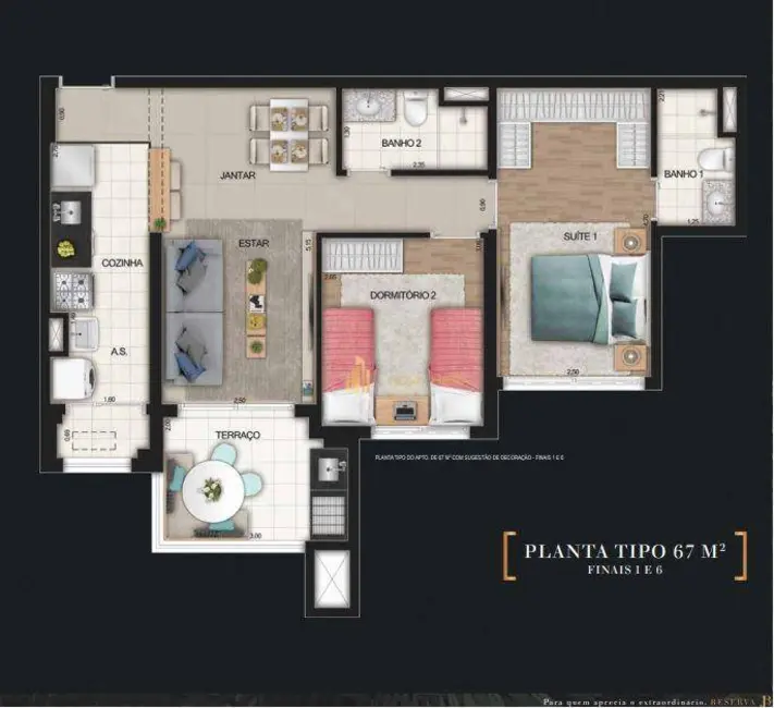 Foto 4 de Apartamento com 2 quartos à venda, 67m2 em Centro, Osasco - SP