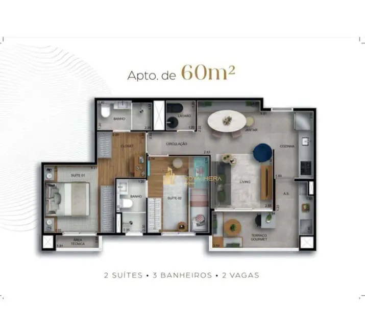 Apartamento com 3 quartos à venda, 80m2 em Centro, Osasco - SP - imagem 3 Foto 3 de Apartamento com 3 quartos à venda, 80m2 em Centro, Osasco - SP