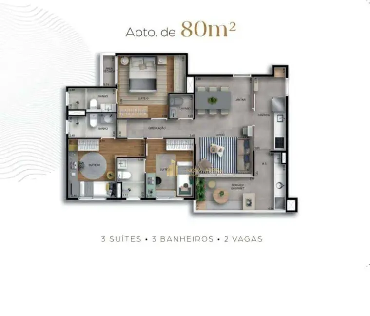 Apartamento com 3 quartos à venda, 80m2 em Centro, Osasco - SP - imagem 4 Foto 4 de Apartamento com 3 quartos à venda, 80m2 em Centro, Osasco - SP
