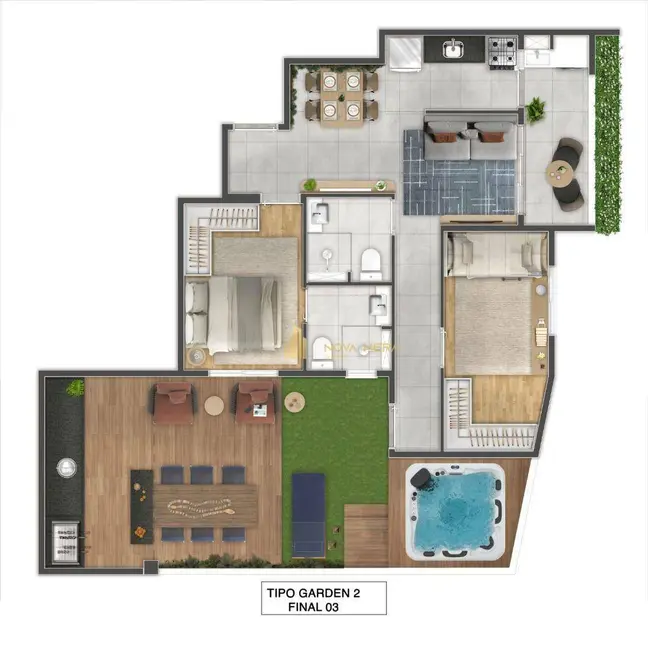 Apartamento com 2 quartos à venda, 606m2 em Jardim das Flores, Osasco - SP - imagem 3 Foto 3 de Apartamento com 2 quartos à venda, 606m2 em Jardim das Flores, Osasco - SP