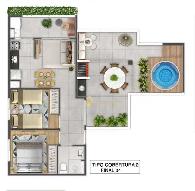 Apartamento com 2 quartos à venda, 606m2 em Jardim das Flores, Osasco - SP - imagem 6 Foto 6 de Apartamento com 2 quartos à venda, 606m2 em Jardim das Flores, Osasco - SP