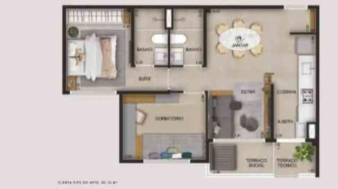 Apartamento com 3 quartos à venda, 72m2 em Centro, Osasco - SP - imagem 4 Foto 4 de Apartamento com 3 quartos à venda, 72m2 em Centro, Osasco - SP