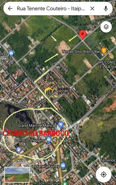 Foto 1 de Terreno / Lote à venda, 81002m2 em Rincão Mimoso (Itaipuaçu), Marica - RJ