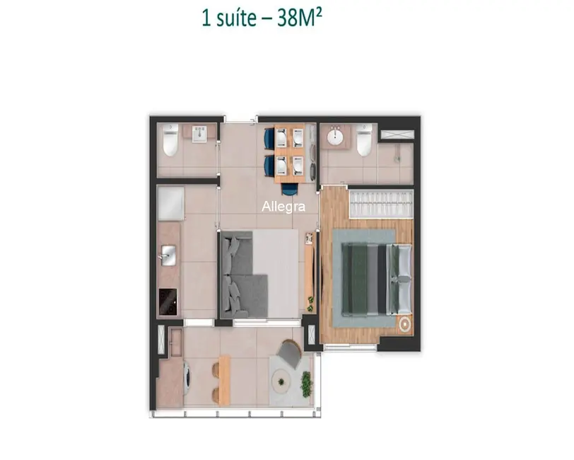Apartamento com 2 quartos à venda, 73m2 em Brooklin Paulista, São Paulo - SP - imagem 8 Foto 8 de Apartamento com 2 quartos à venda, 73m2 em Brooklin Paulista, São Paulo - SP