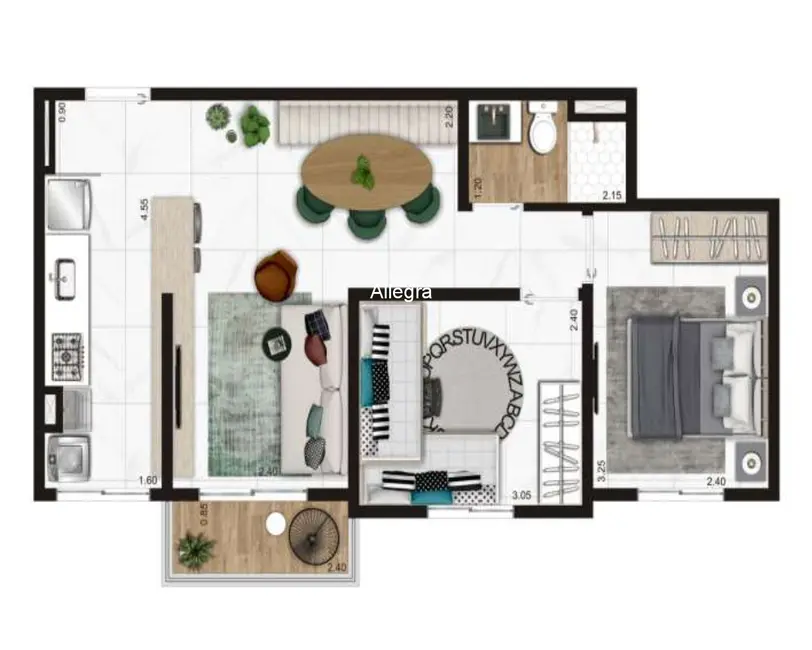 Apartamento com 2 quartos à venda, 44m2 em Sacomã, São Paulo - SP - imagem 8 Foto 8 de Apartamento com 2 quartos à venda, 44m2 em Sacomã, São Paulo - SP