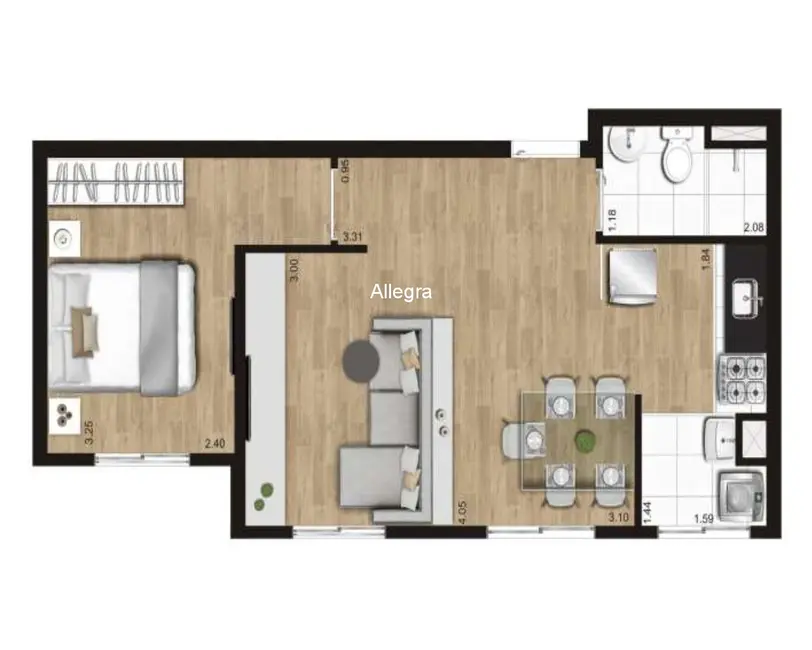 Foto 8 de Apartamento com 2 quartos à venda, 41m2 em Centro, Diadema - SP