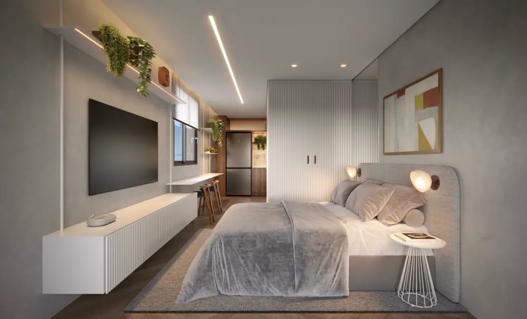 Apartamento com 1 quarto à venda, 30m2 em Pinheiros, São Paulo - SP - imagem 5 Foto 5 de Apartamento com 1 quarto à venda, 30m2 em Pinheiros, São Paulo - SP