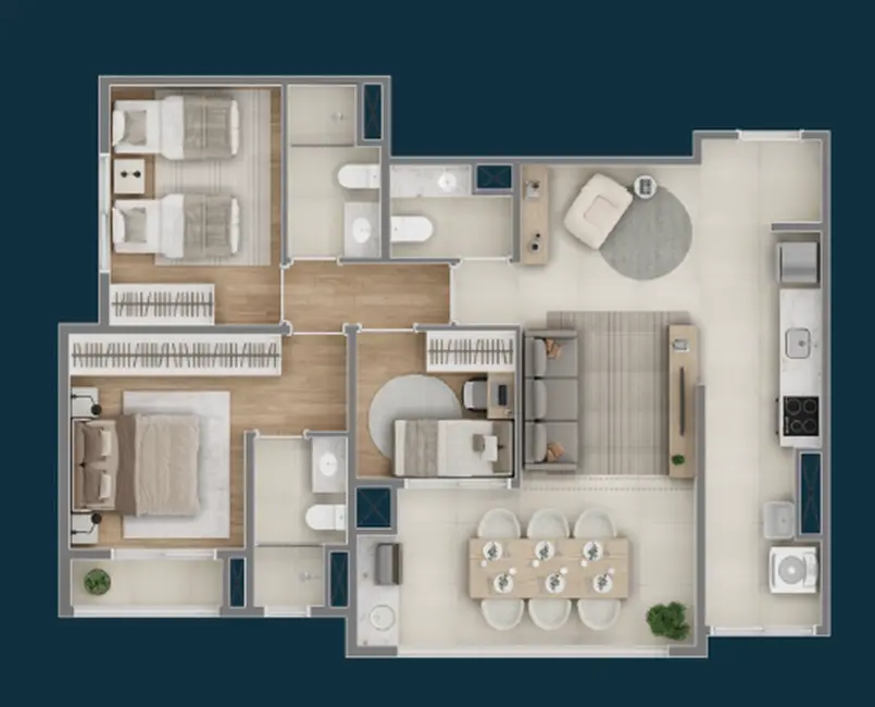 Foto 2 de Apartamento com 3 quartos à venda, 84m2 em Campo Belo, São Paulo - SP