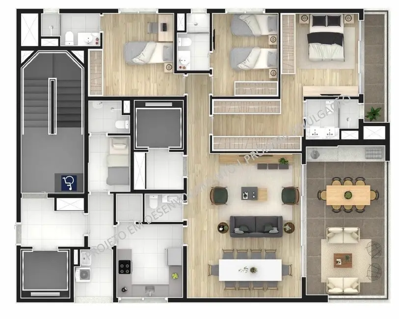 Foto 3 de Apartamento com 3 quartos à venda, 150m2 em Pinheiros, São Paulo - SP