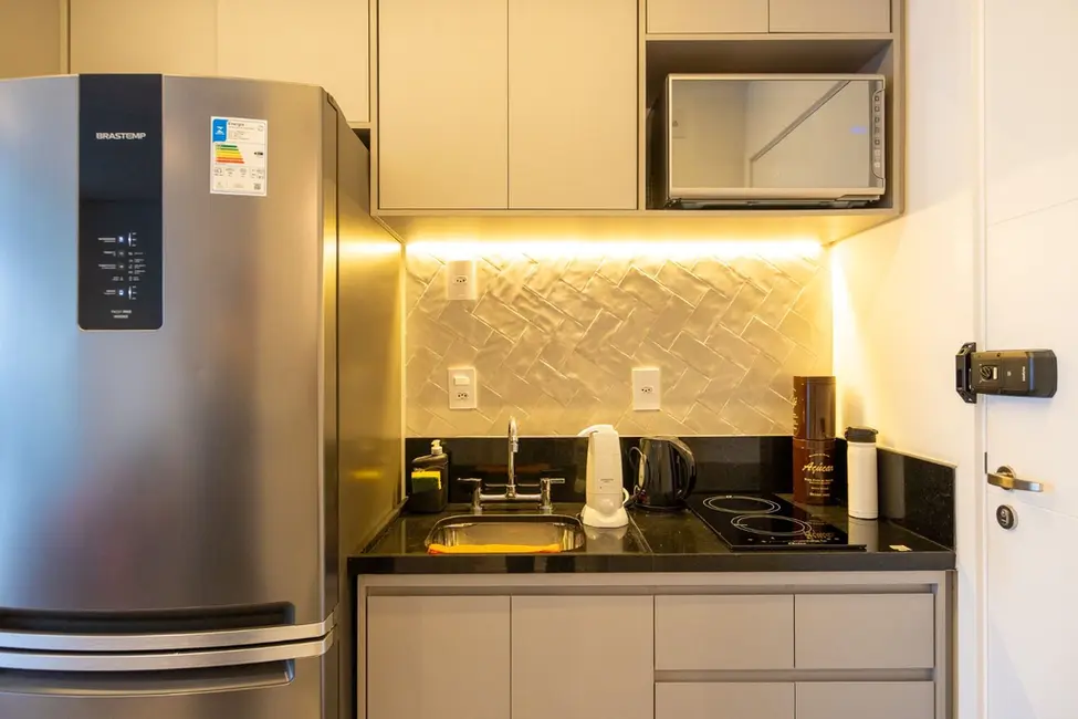 Apartamento com 1 quarto à venda, 28m2 em Moema, São Paulo - SP - imagem 3 Foto 3 de Apartamento com 1 quarto à venda, 28m2 em Moema, São Paulo - SP