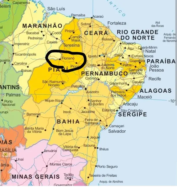 Foto 2 de Fazenda / Haras à venda, 71m2 em Área Rural de Floriano, Floriano - PI