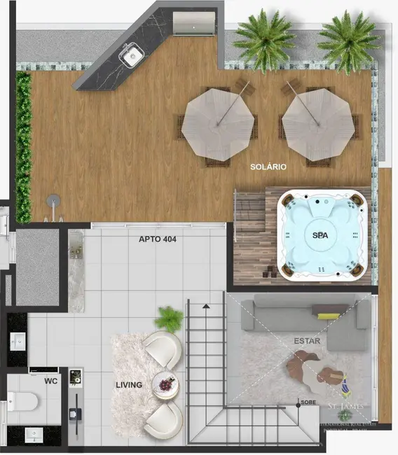 Apartamento com 2 quartos à venda, 53m2 em Intermares, Cabedelo - PB - imagem 3 Foto 3 de Apartamento com 2 quartos à venda, 53m2 em Intermares, Cabedelo - PB