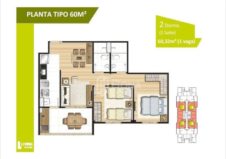 Foto 1 de Apartamento com 2 quartos à venda, 4897m2 em Taquaral, Campinas - SP
