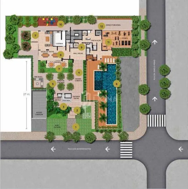 Apartamento com 3 quartos à venda, 2119m2 em Cambuí, Campinas - SP - imagem 3 Foto 3 de Apartamento com 3 quartos à venda, 2119m2 em Cambuí, Campinas - SP