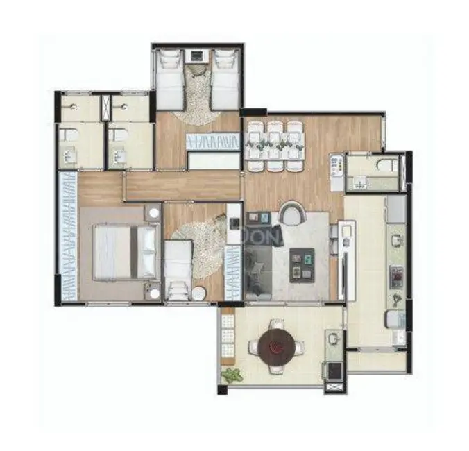 Foto 1 de Apartamento com 3 quartos à venda, 91m2 em Swiss Park, Campinas - SP