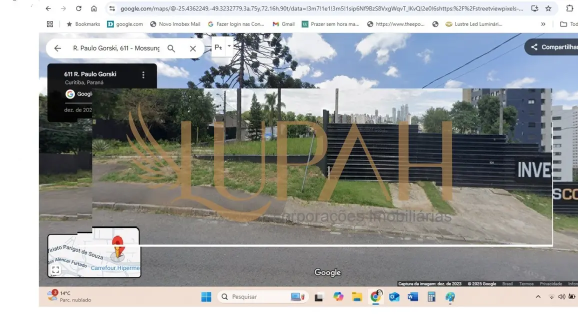 Terreno / Lote para alugar, 640m2 em Mossunguê, Curitiba - PR - imagem 3 Foto 3 de Terreno / Lote para alugar, 640m2 em Mossunguê, Curitiba - PR