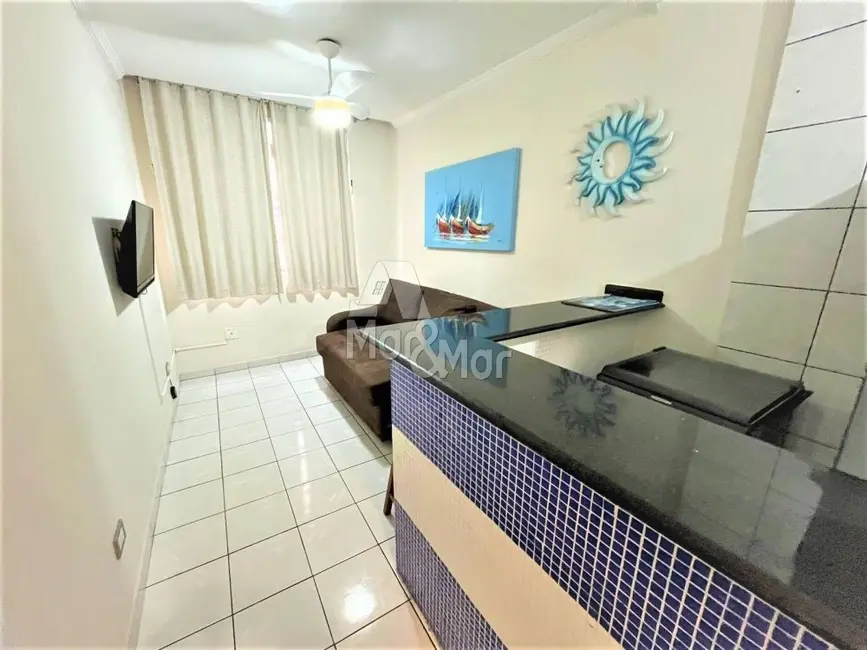 Foto 1 de Apartamento com 1 quarto à venda, 50m2 em Pitangueiras, Guaruja - SP