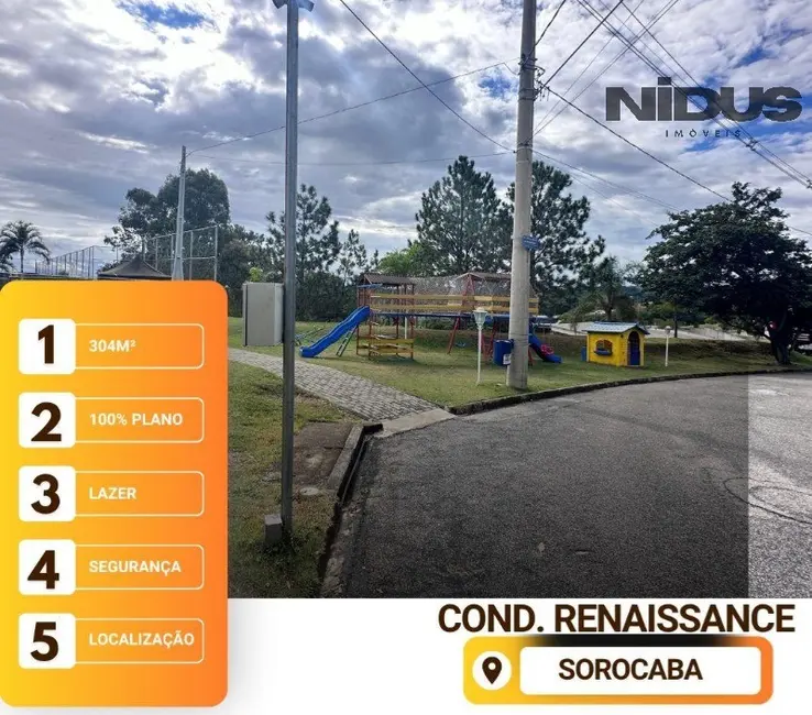 Foto 5 de Terreno / Lote à venda, 305m2 em Sorocaba - SP