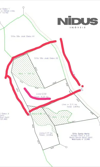 Foto 4 de Terreno / Lote à venda, 27100m2 em Taperinha, Itu - SP