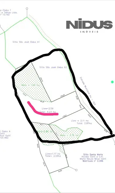 Foto 5 de Terreno / Lote à venda, 27100m2 em Taperinha, Itu - SP
