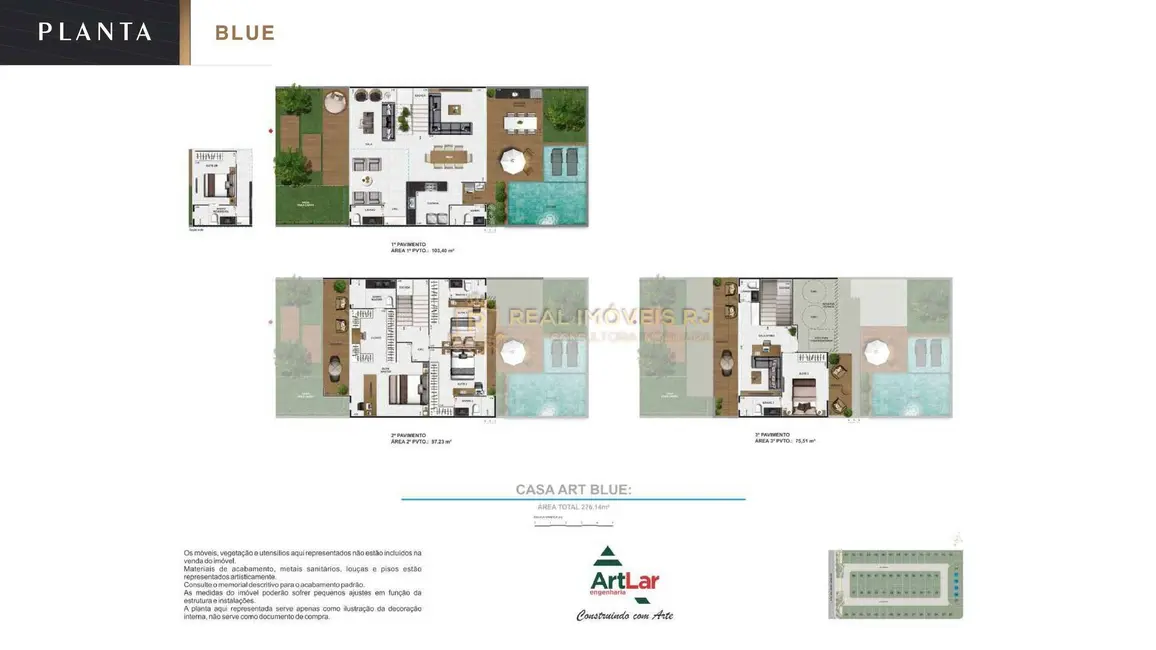 Foto 3 de Casa com 4 quartos à venda, 276m2 em Recreio dos Bandeirantes, Rio De Janeiro - RJ