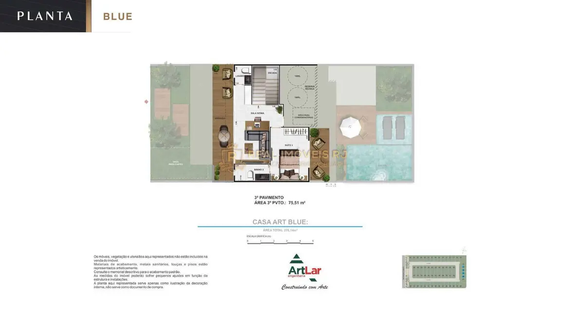 Foto 6 de Casa com 4 quartos à venda, 276m2 em Recreio dos Bandeirantes, Rio De Janeiro - RJ