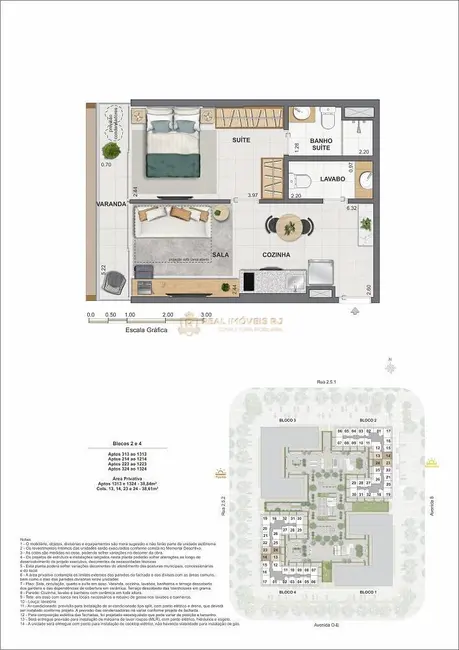 Foto 9 de Apartamento com 1 quarto à venda, 34m2 em Rio De Janeiro - RJ