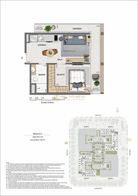 Foto 7 de Apartamento com 1 quarto à venda, 34m2 em Rio De Janeiro - RJ