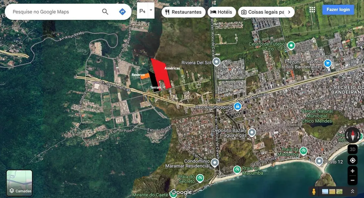Foto 2 de Terreno / Lote à venda em Recreio dos Bandeirantes, Rio De Janeiro - RJ