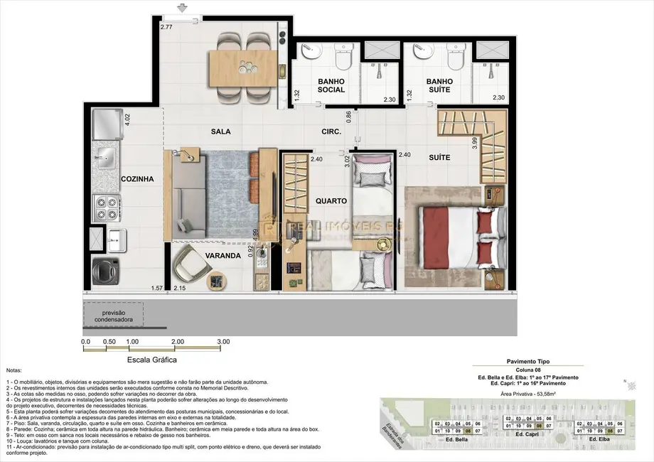 Apartamento com 2 quartos à venda, 55m2 em Rio De Janeiro - RJ - imagem 3 Foto 3 de Apartamento com 2 quartos à venda, 55m2 em Rio De Janeiro - RJ