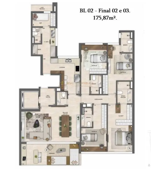 Foto 4 de Apartamento com 5 quartos à venda, 175m2 em Barra da Tijuca, Rio De Janeiro - RJ