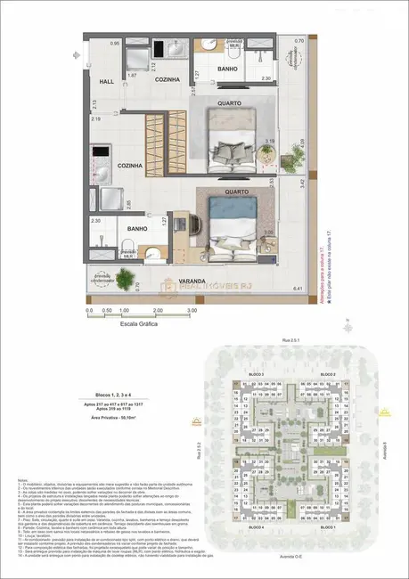 Foto 2 de Apartamento com 2 quartos à venda, 41m2 em Rio De Janeiro - RJ