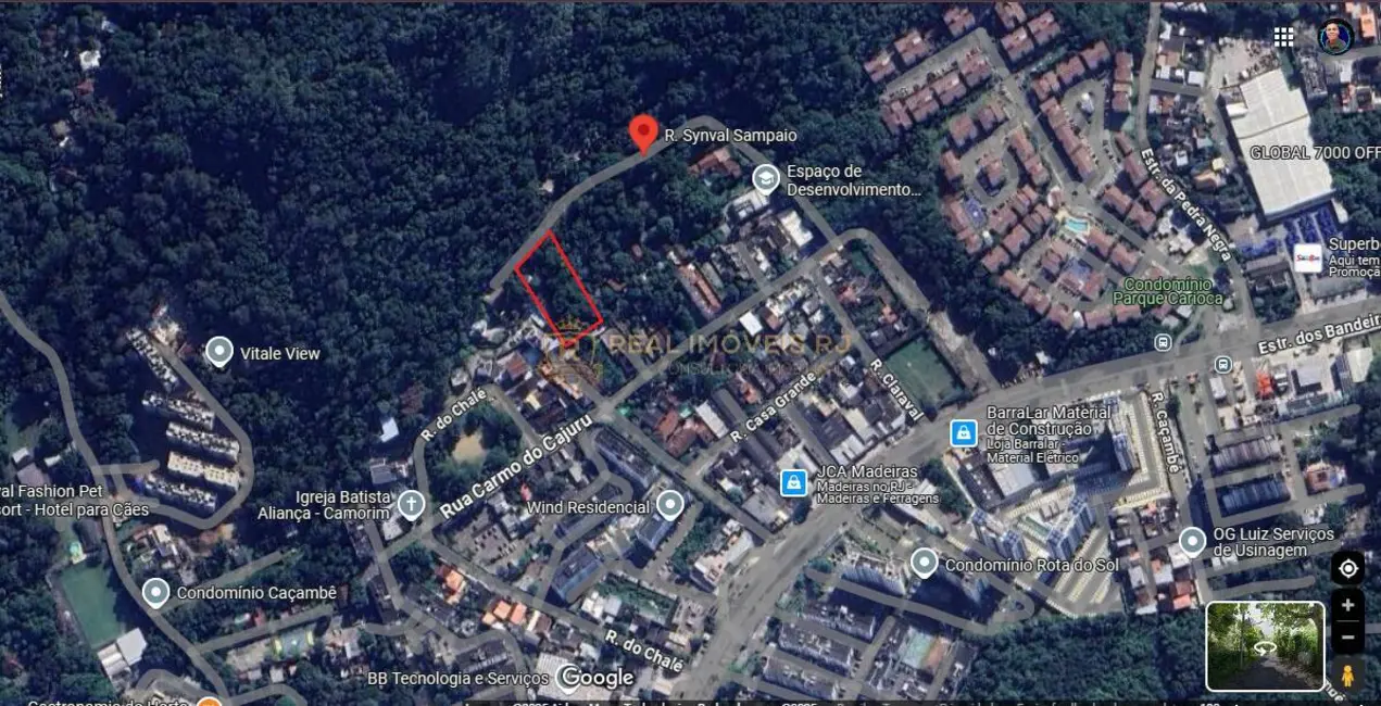 Foto 2 de Terreno / Lote à venda, 1300m2 em Camorim, Rio De Janeiro - RJ