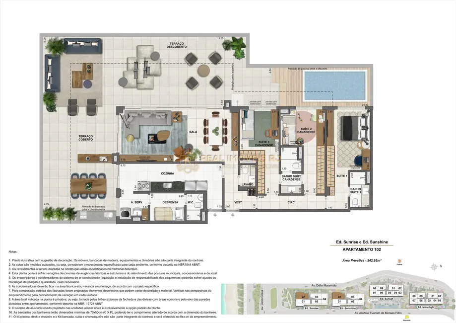 Foto 4 de Apartamento com 3 quartos à venda, 243m2 em Barra da Tijuca, Rio De Janeiro - RJ