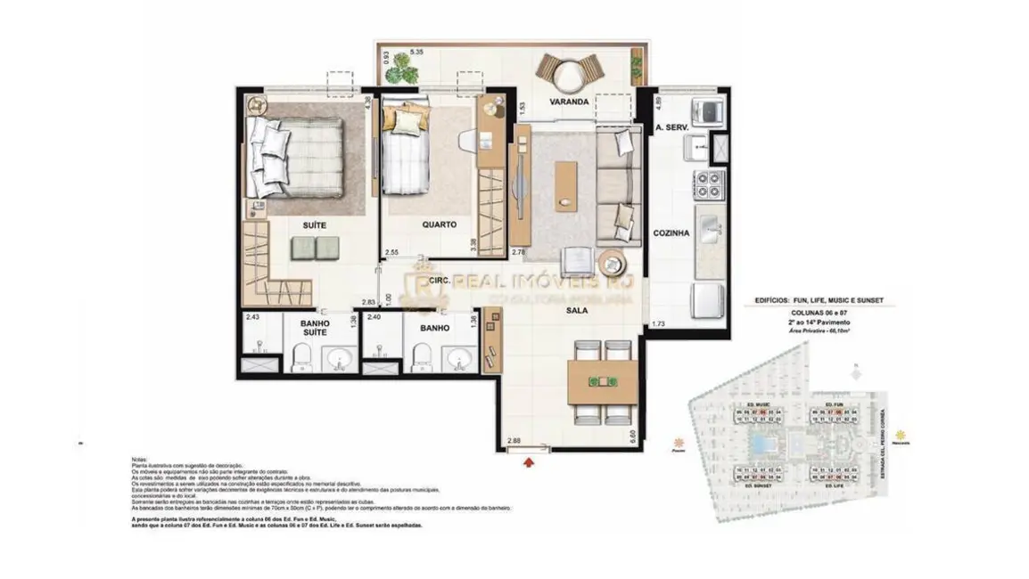 Foto 2 de Apartamento com 2 quartos à venda, 66m2 em Rio De Janeiro - RJ