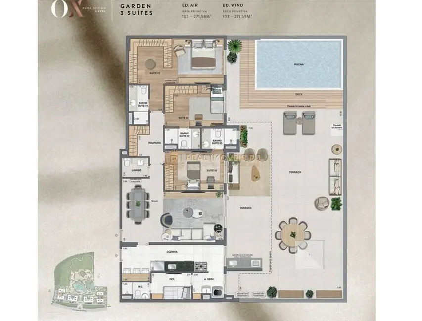 Foto 3 de Apartamento com 3 quartos à venda, 271m2 em Barra da Tijuca, Rio De Janeiro - RJ