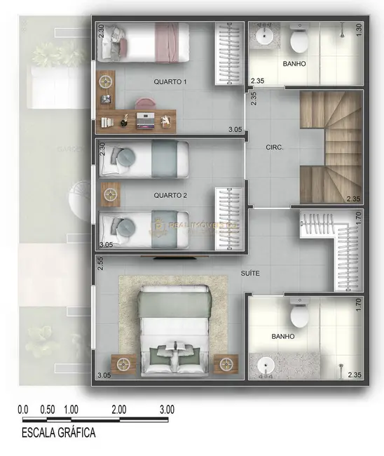 Foto 3 de Apartamento com 3 quartos à venda, 98m2 em Vargem Pequena, Rio De Janeiro - RJ