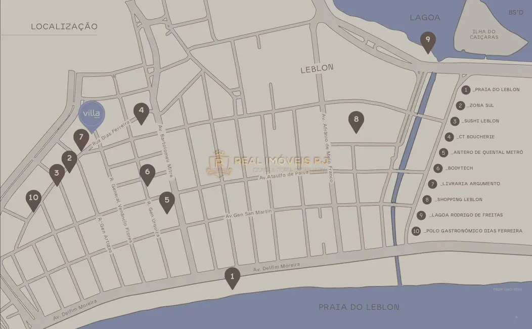 Foto 9 de Apartamento com 2 quartos à venda, 49m2 em Leblon, Rio De Janeiro - RJ