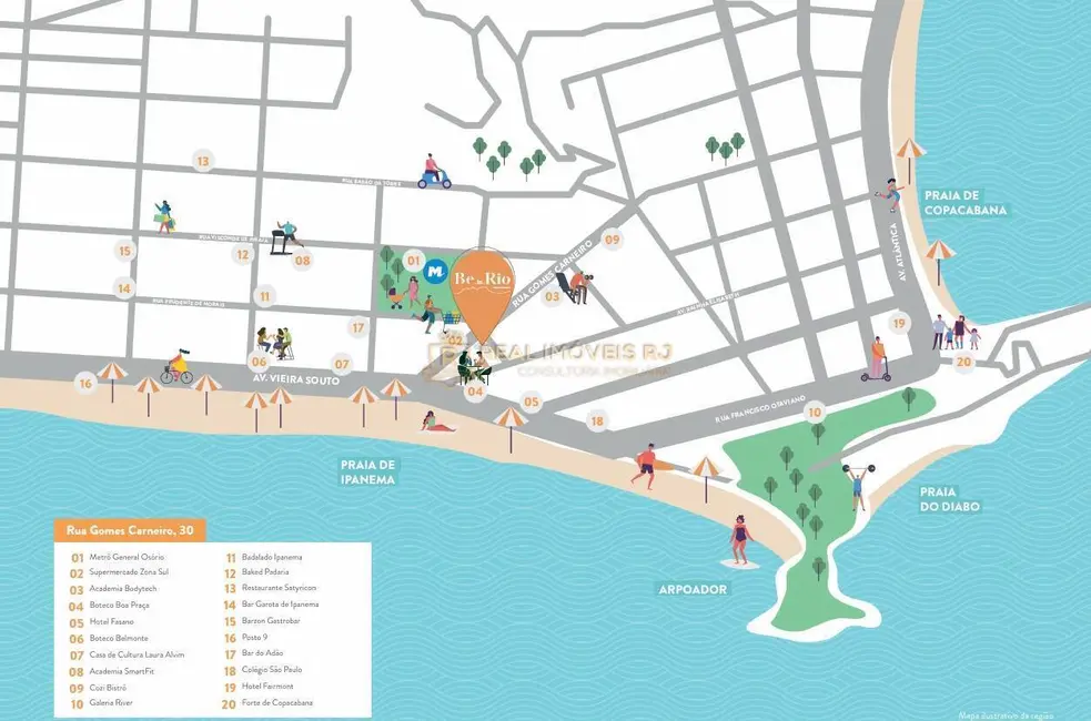 Foto 5 de Apartamento com 1 quarto à venda, 44m2 em Ipanema, Rio De Janeiro - RJ