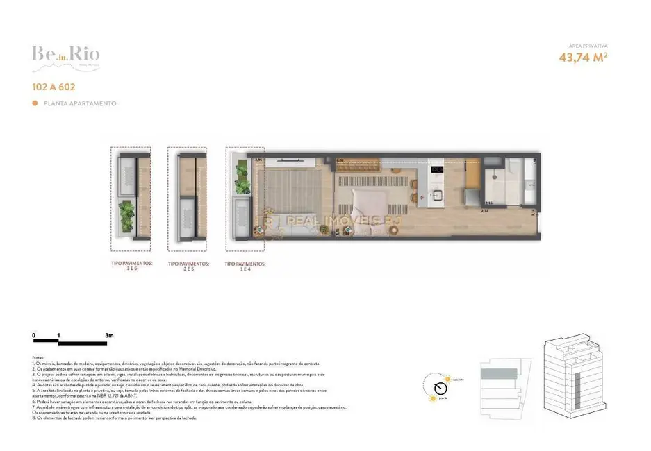 Foto 6 de Apartamento com 1 quarto à venda, 44m2 em Ipanema, Rio De Janeiro - RJ