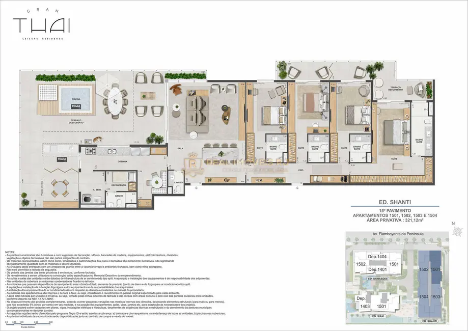 Apartamento com 5 quartos à venda, 321m2 em Barra da Tijuca, Rio De Janeiro - RJ - imagem 1 Foto 1 de Apartamento com 5 quartos à venda, 321m2 em Barra da Tijuca, Rio De Janeiro - RJ