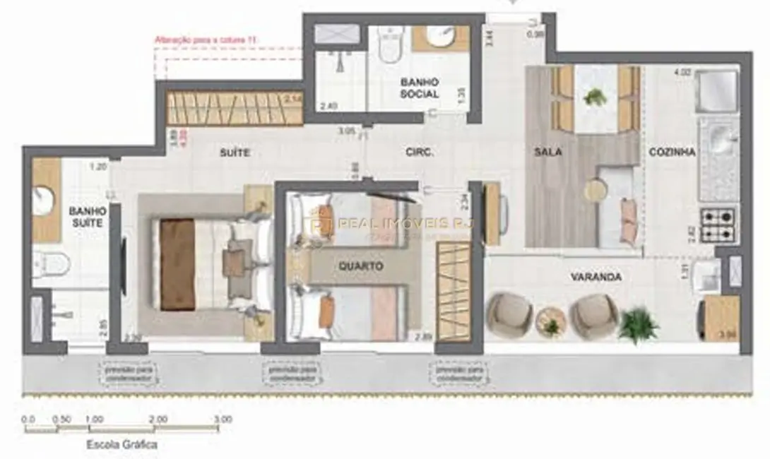 Foto 5 de Apartamento com 2 quartos à venda, 52m2 em Rio De Janeiro - RJ