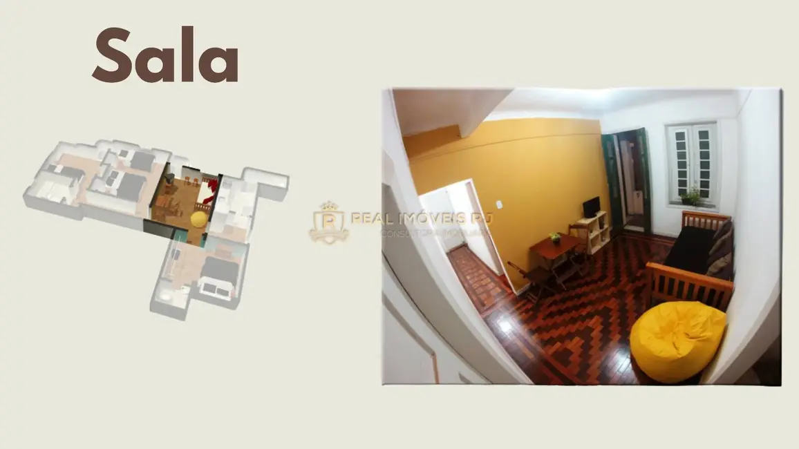 Foto 4 de Apartamento com 3 quartos à venda, 76m2 em Glória, Rio De Janeiro - RJ