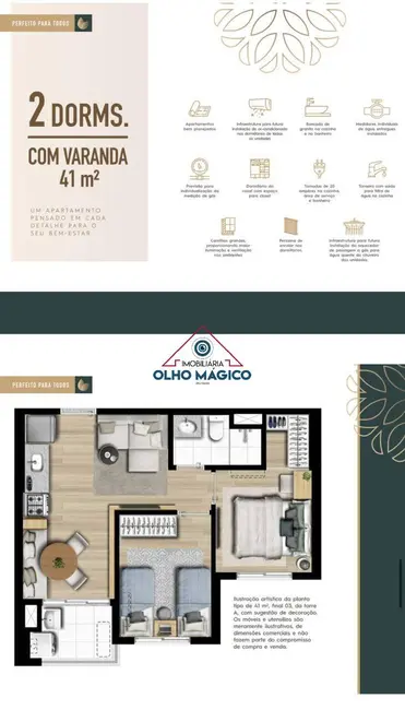 Apartamento com 2 quartos à venda, 41m2 em Lapa, São Paulo - SP - imagem 9 Foto 9 de Apartamento com 2 quartos à venda, 41m2 em Lapa, São Paulo - SP