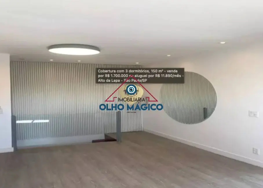 Foto 2 de Apartamento com 3 quartos à venda, 150m2 em Alto da Lapa, São Paulo - SP